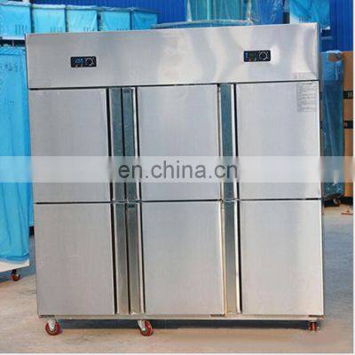 Double-temperature Four-door Refrigerator Commercial Refrigerator Storage Cabinet Vertical Refrigerator Freezer Cabinet Price photo-3