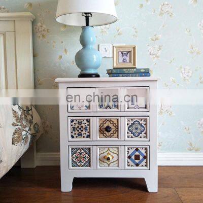 Home Furniture Vintage Colorful drawing room cabinets