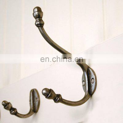 brass plated metal wall hooks hangers