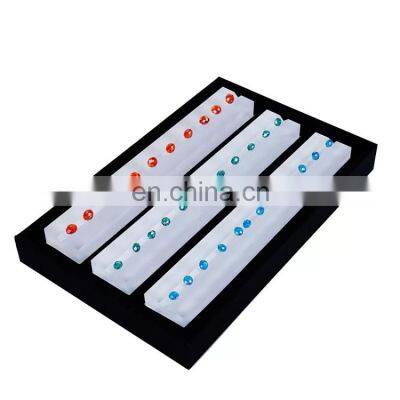 Wholesale Acrylic Gemstone Display Tray Gem Holder  Diamond Showcase Jewelry  Stands