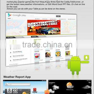 Quad-Core RK3188 A9 10.1" Pure Android Capacitive 1024x600 Car Radio Stereo for Android VW Santana GPS 3G WIFI CANBUS