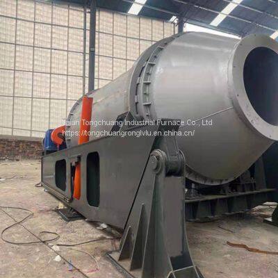 Rotary Furnace, Rotary Furnace for Waste Aluminum Treatment, 6T Dump Rotary Furnace photo-4