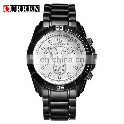 Curren 8044 Full Stainless Steel Analog Wrist Watch Luxury Brand Quartz Watch Waterproof Mens Watch Relogio Masculino