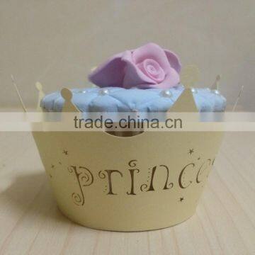 High Quality Lovely 2016 Laser Cut Princess Cupcake Wrappers photo-2