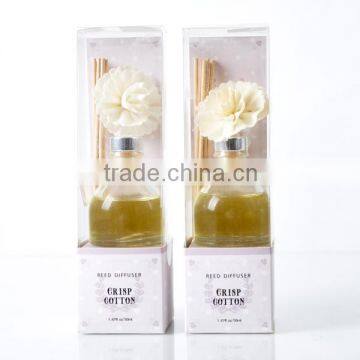 50ml Home Fragrance Aroma Reed Diffuser With Glass Bottle and Sola Flower SA-1282 photo-2
