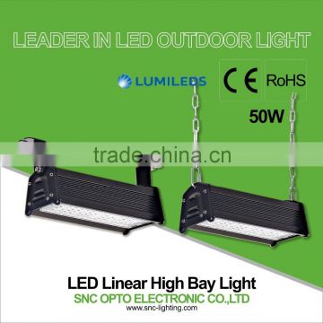 IP66 shopping mall /warehouse trucking led linear light 50w CE/RoHS