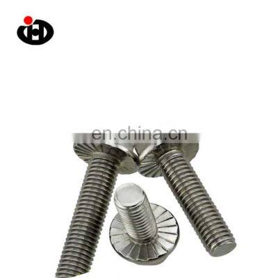 High Quality Plain Hexagon SS304 316 Stainless Steel Flange Bolts photo-2