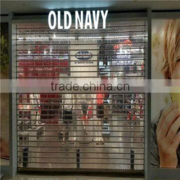 Crystal Clear Polycarbonate Rolling Door, Transparent Motivate Plastic Roller Shutter Door