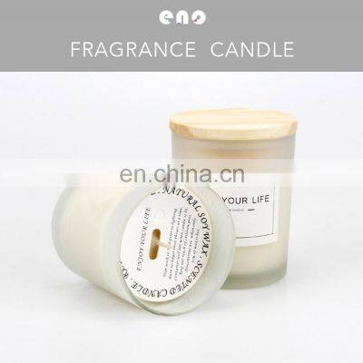 Lidded Handmade Glass Custom Wholesale Gifts Scented Fragrance Soy Candle