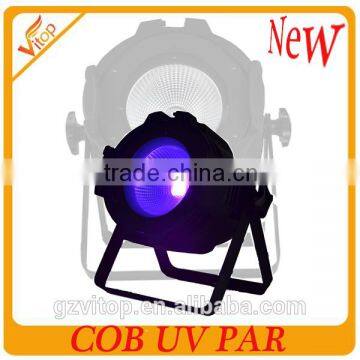 Stage disco equipment dj lights 100w COB UV led par can light