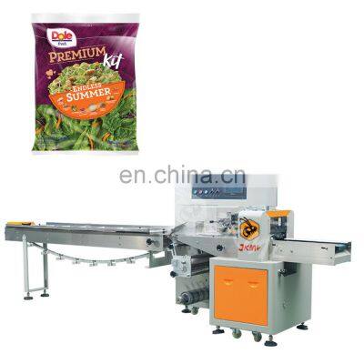 JKMF High Speed Servo Packing Machine For Leafy Vegetable Lettuce Fruit