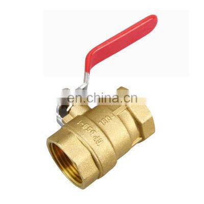 DN15 Two Piece Type Inner Thread Brass Ball Valve Inner Wire Non-Standard Copper Ball Valve photo-2
