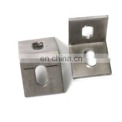 Wholesale Price Custom Stainless Steel 304 L Shape Stone Marble Angle Fixing Brackets