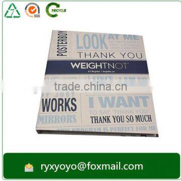 3 O Ring Printed Art Paper Recipe Book Clip File Binder With Inserts photo-2