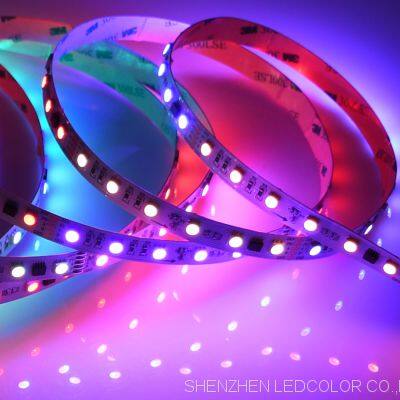 DMX512 built-out IC led rbg strip 512 DMX led tape 12v 24v led rgb dmx strip 60leds/m