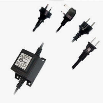 12Vac 2A 24W Water-resistant Power Transformers With EU,US,AU,UK Power Cord for Outdoor BBQ Lights Pool Light
