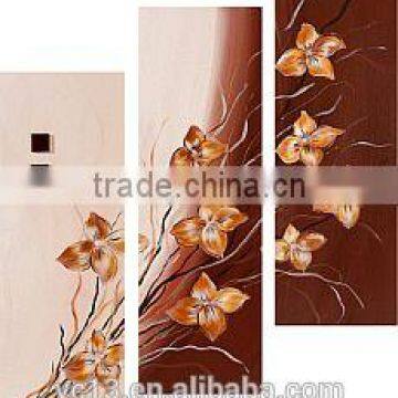 3pcs panel fashionable flower design modern painting PL-173