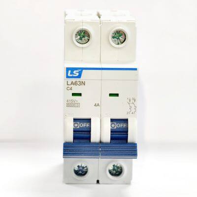 LS Official genuine New Original LA63N 2P  C D type Circuit Breaker
