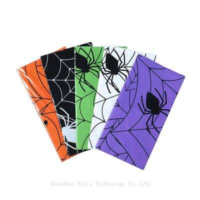 Halloween-Themed Castle Tablecloths - Disposable Plastic for Party Souvenir & Table Decor