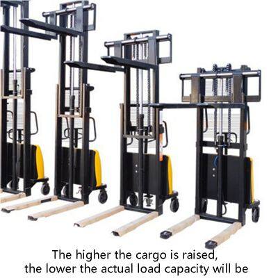 Manual Electric Stacker Truck Lifter Semi Automatic Pallet Hydraulic Forklift photo-3