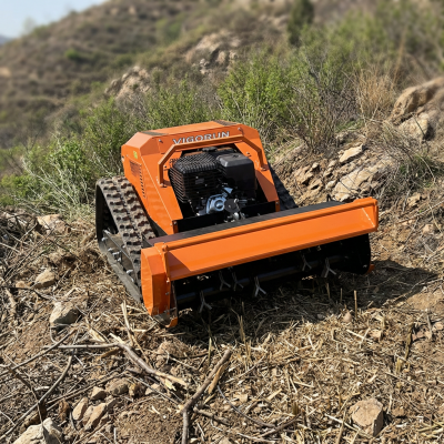 Vigorun MTSK800 Самоходный промышленный дистанционно управляемый 420CC 4-х тактный бензиновый радиоуправляемый флейловый измельчитель шириной резания 800 мм