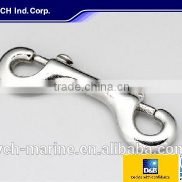 Nickel Plated Malleable E Double End Snap Hook