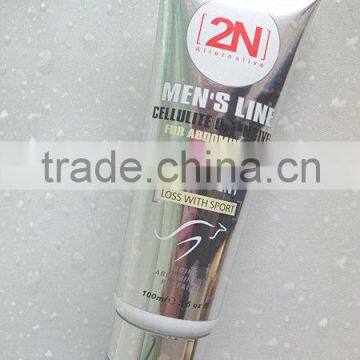 Plastic tube for cosmetic packaging,D40 labeling tube with special cap