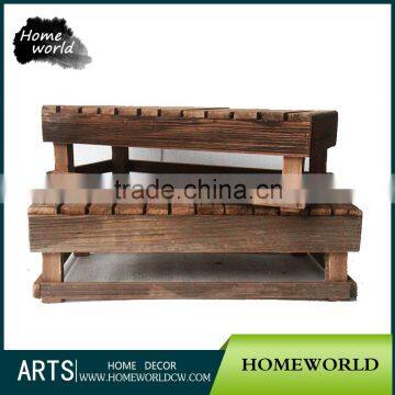 Shabby Chic Farmhouse Wooden Tea Table Design Convenient Leisure Tea Table