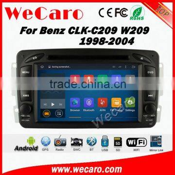 Wecaro WC-MB7507 Android 5.1.1 multimedia system For Benz CLK C209 W209 car radio gps navigation 1998 -2006