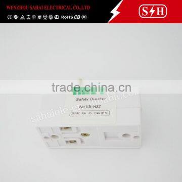 South Korea HJ Industrial Haco Model Switch 2P 32A MCB Safety Circuit Breaker With Cover photo-6