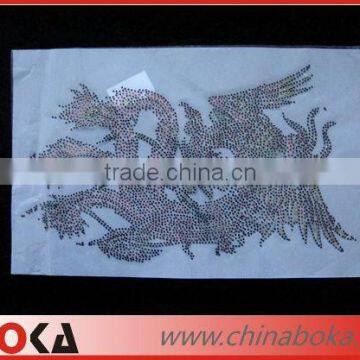 Fashion rhinestone heat transfer motif wholesale