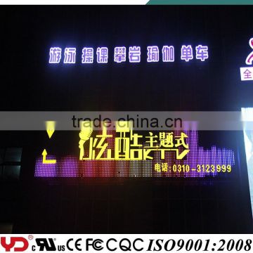 YD CE approved IP68 outdoor led display sign and weatherproof V-0