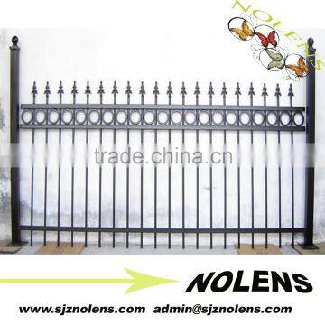 PVC Coated Ornamental Wrought Iron Fence For Sale