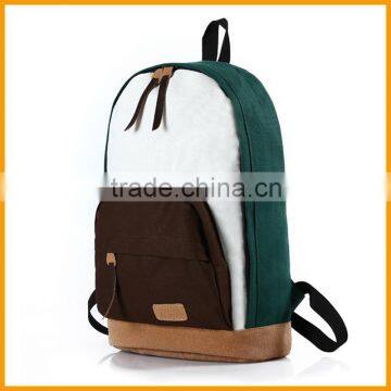 Vintage Korean Style Canvas School Shoulder Backpack Bag photo-2