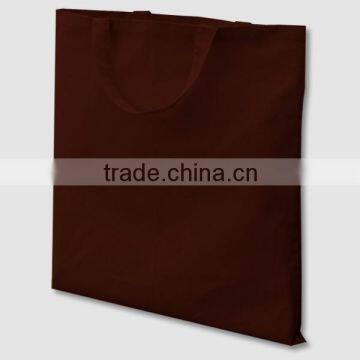 2016 Chocolate Cotton Carrier Bags With Short Handles