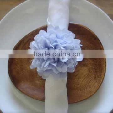 Lovely Table Decorations Napkin Rings Tissue Paper Pom Poms