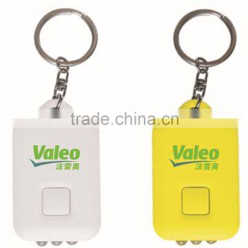 factory price solar power flashlight keychain customized logo