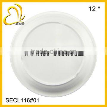 12"ROUND PLATE; MELAMINE PLATE photo-3