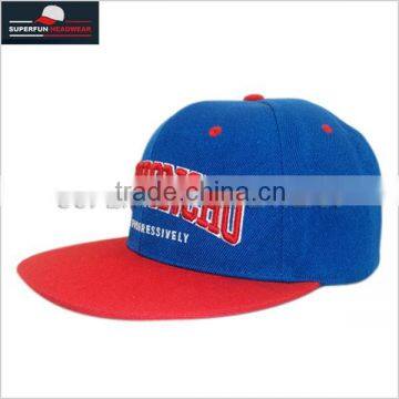 two color one embroidery snapback cap cheap