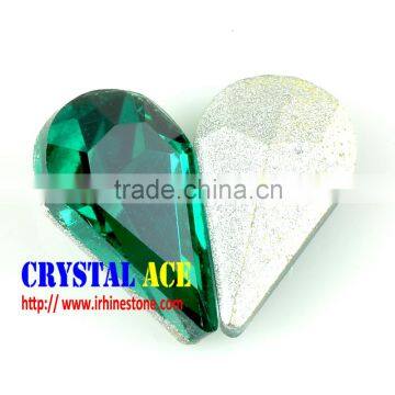 Crystal fancy droplet glass stone