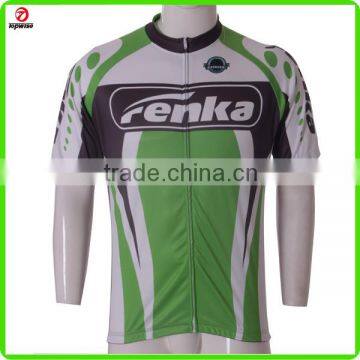 Custom coolmax moisture-wicking jersey cycling team