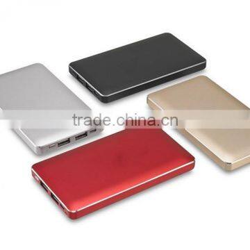 Iron-IV 10000mah newest Li-polymer Metal cutting edge power bankXH-um2