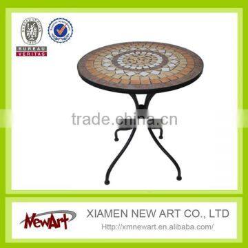 Elegant Design Metal Patio Mosaic Outdoor Furniture Living Room Mosaic Metal Furniture photo-2