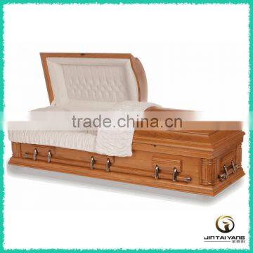 American Style Solid Wooden Casket Manufacturer