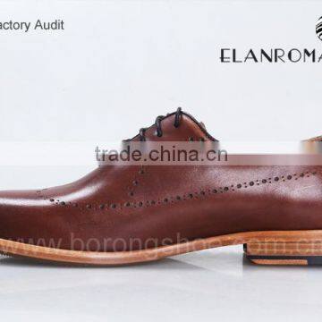 New Style Italian Formal Shoes Men Oxford Shoes Men Dress Leather Sole Shoes photo-4