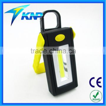 COB LED Work Light Portable Inspection Flashlight with Strong Magnetic Hook and Support Stand Great for Campin