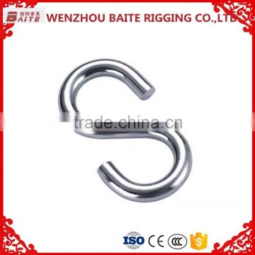 Hot Selling China Supplier Stainless Steel Aisi 316 304 S-Shaped Snap Hook Large Heavy Duty