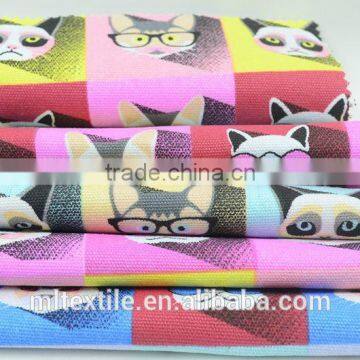100% Cotton Printed Canvas Fabric For Children's Shoes Bags, Digital Print photo-3