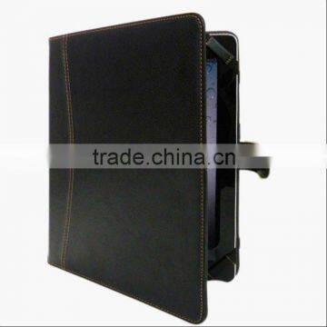 high quality leather case for ipad black
