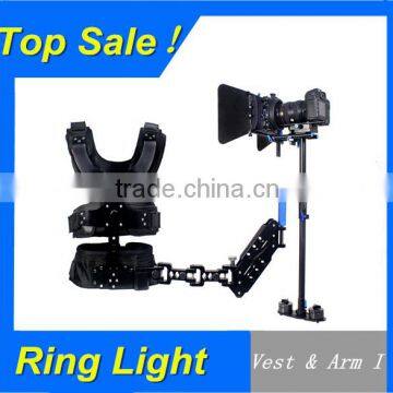 New Camera Shoulder Load Vest Steady Cam Rig Single Handle Arm DSLR Video